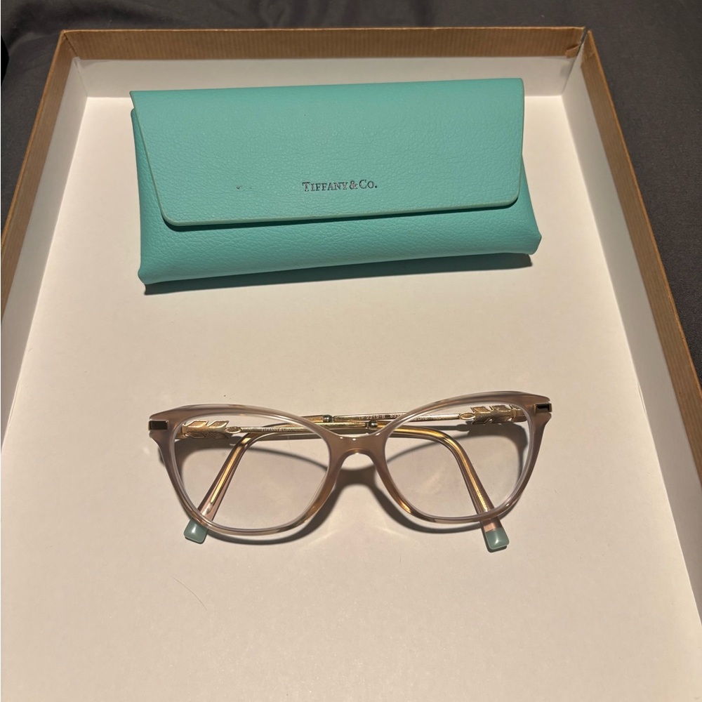 Tiffany & Co. Pink and Gold Glasses